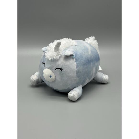 Peluche Squishmallows Stackables de 30 cm Reid le ptérodactyle bleu Peluche Squishmallows Stackables de 30 cm Reid le ptérodactyle bleu